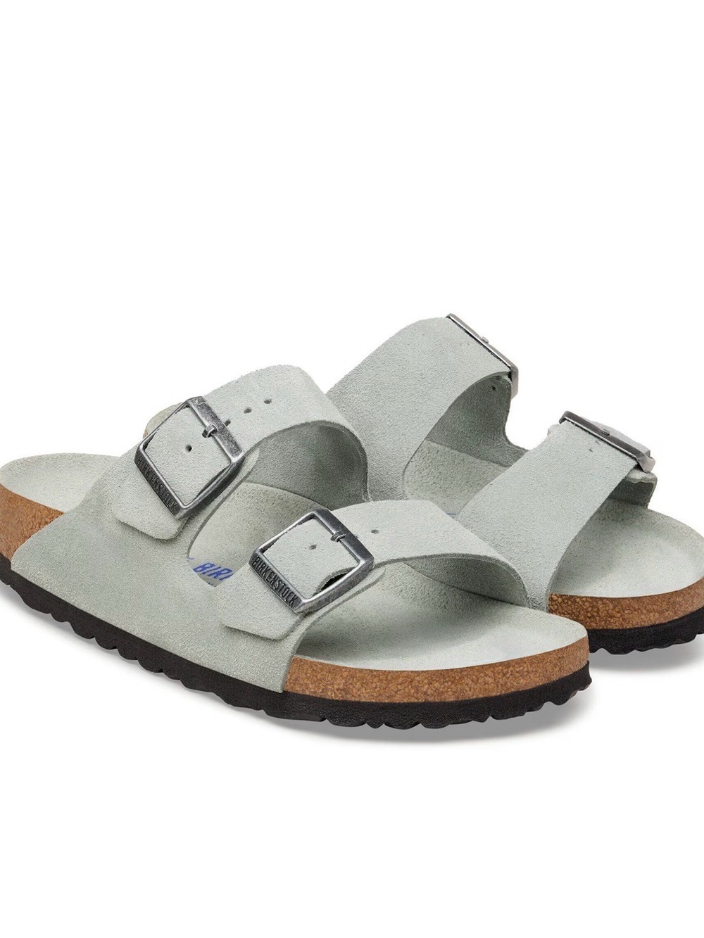 Birkenstock Arizona Soft Footbed Suede Leather Pure Sage US 7-7.5 / EU 38